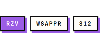 rzv / wsappr / 812